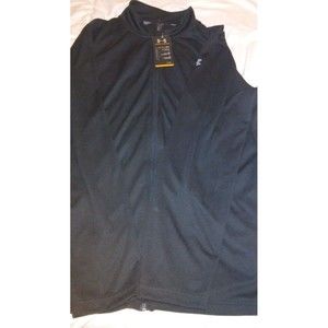 Under Armour Jacket Mens 2XL XXL Black Windbreaker Full Zip